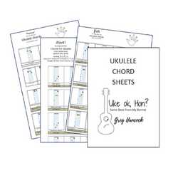 Ukulele Chord Sheets